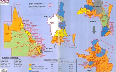 Ecq Map, Queensland State Election 1998