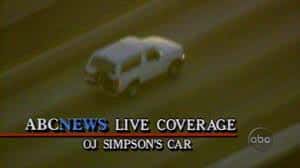 17. O. J. Simpson And His Friend Al Cowlings Flee From Police In His White Ford Bronco