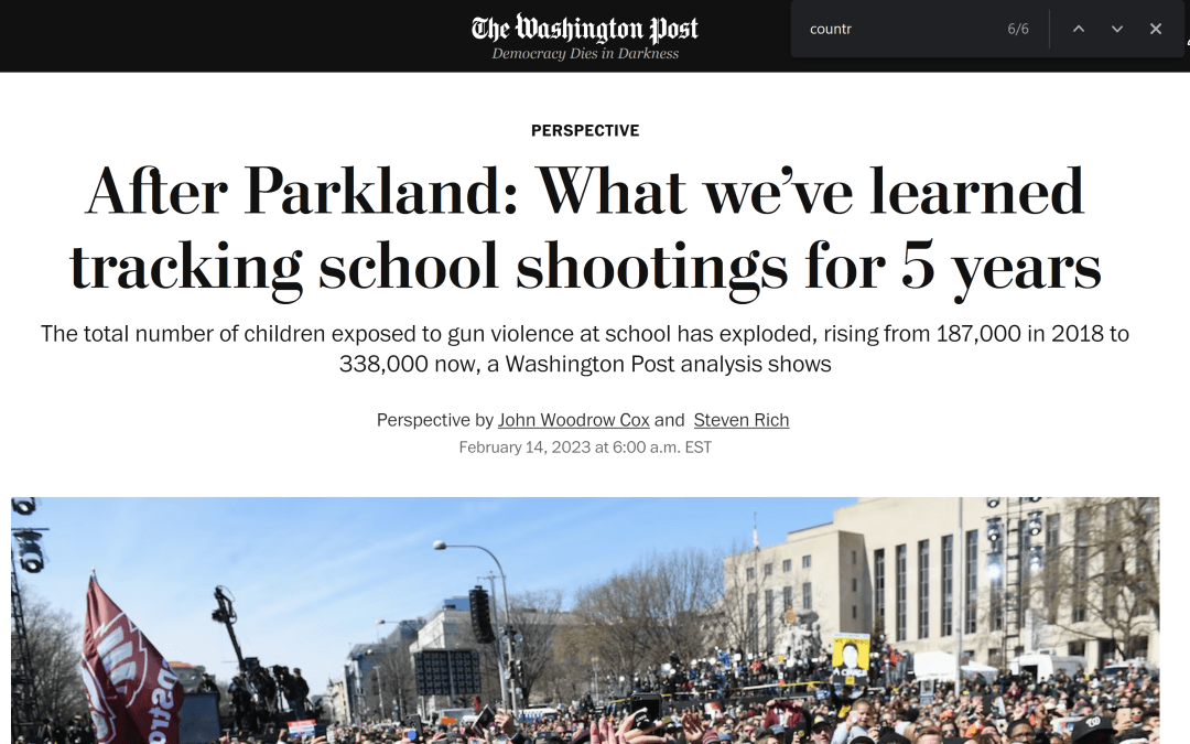 School Shooting as Normality?
