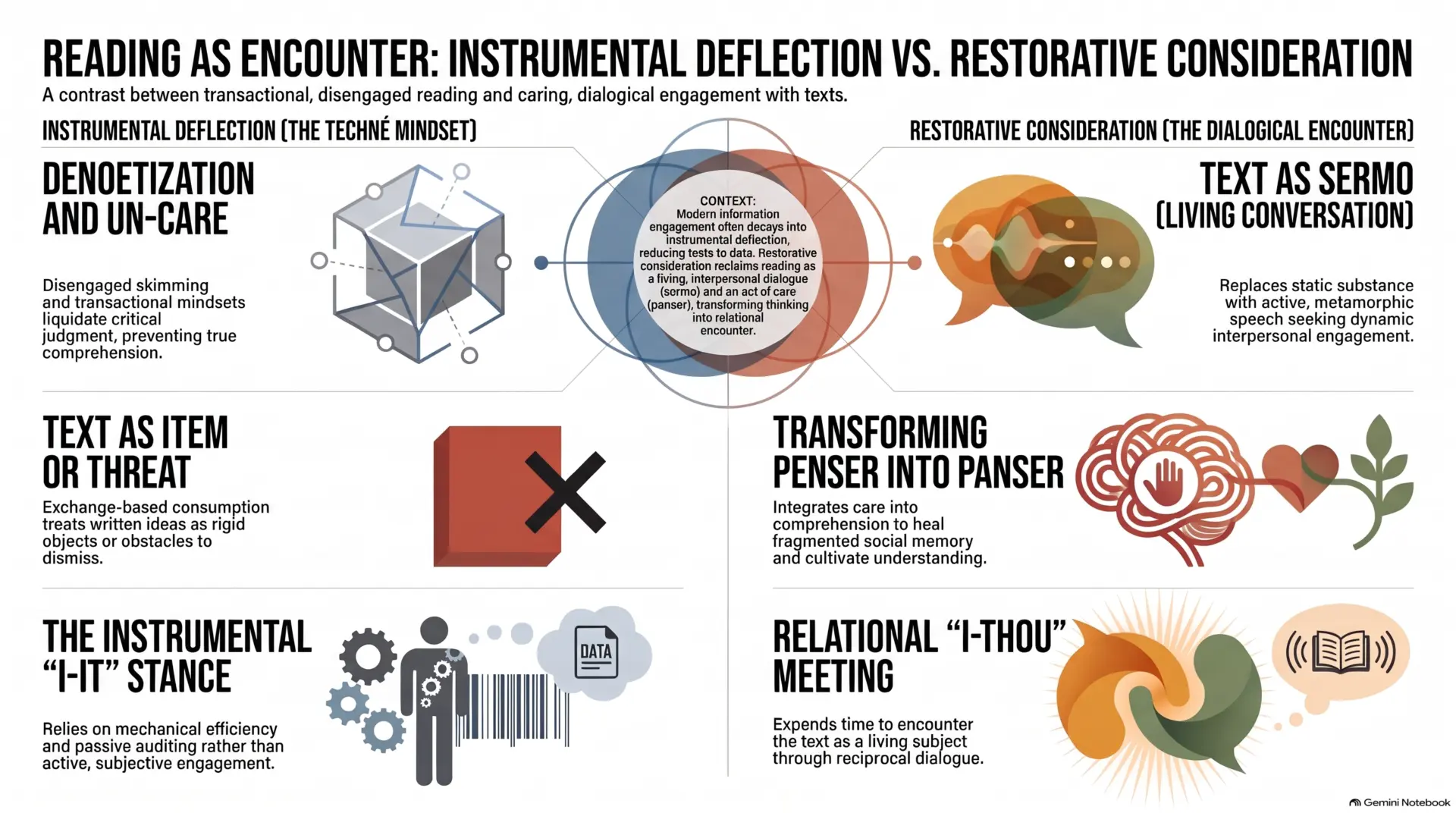 The Destructive Art of Deflection: Cognitive Erosion, Un-Care, and the Loss of Human Authorship